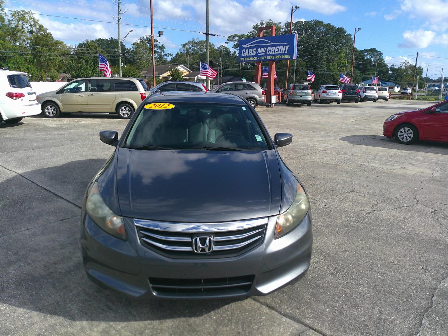 2012 GRAY HONDA ACCORD LX (1HGCP2F39CA) , located at 10405 Abercorn Street, Savannah, GA, 31419, (912) 921-8965, 31.988262, -81.131760 - Photo#0